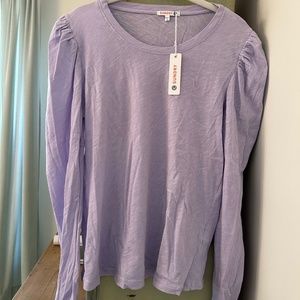 Sundry Puff Sleeve Long Sleeve Tee Size 3 NWT